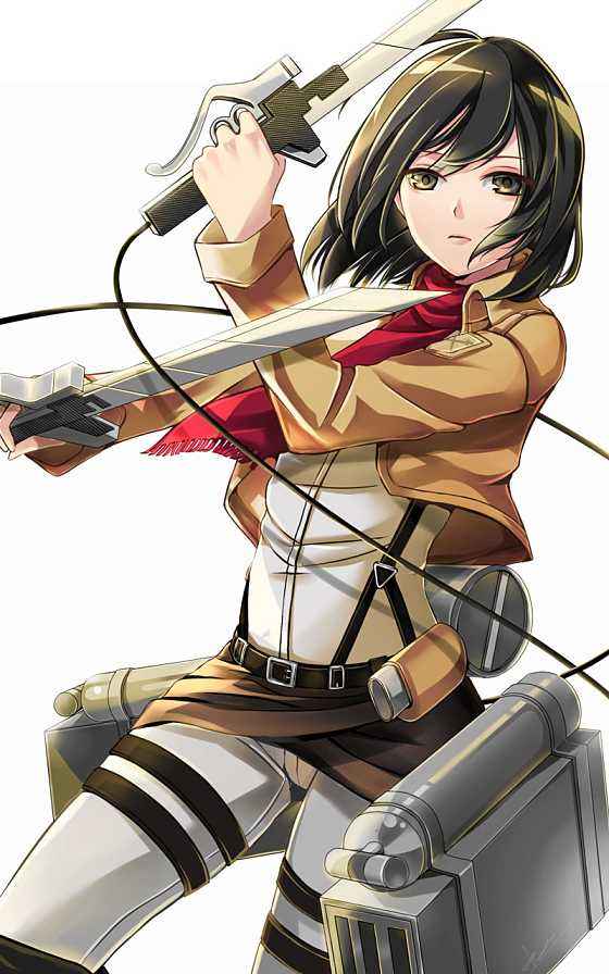 《进击的巨人》三笠(三爷)高清壁纸