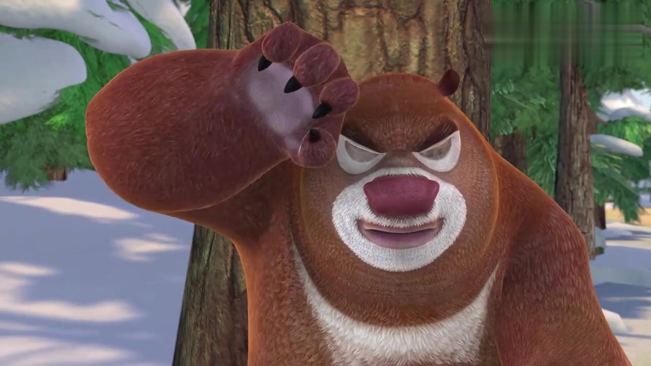 动漫壁纸:熊二出去找吃的,熊大跟踪熊二,没想到一转眼就不见了