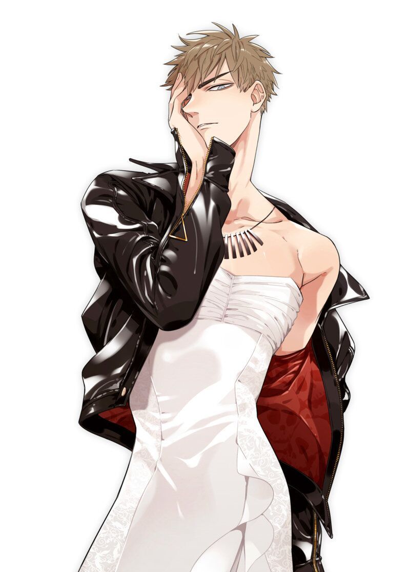 一组女装boy插画,每一个都是毫无违和感,靓丽时尚,来自插画师麻尾