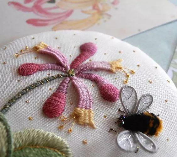 24款立体绣花,只借用一根铜丝,绣出效果比平时美多了!附教程