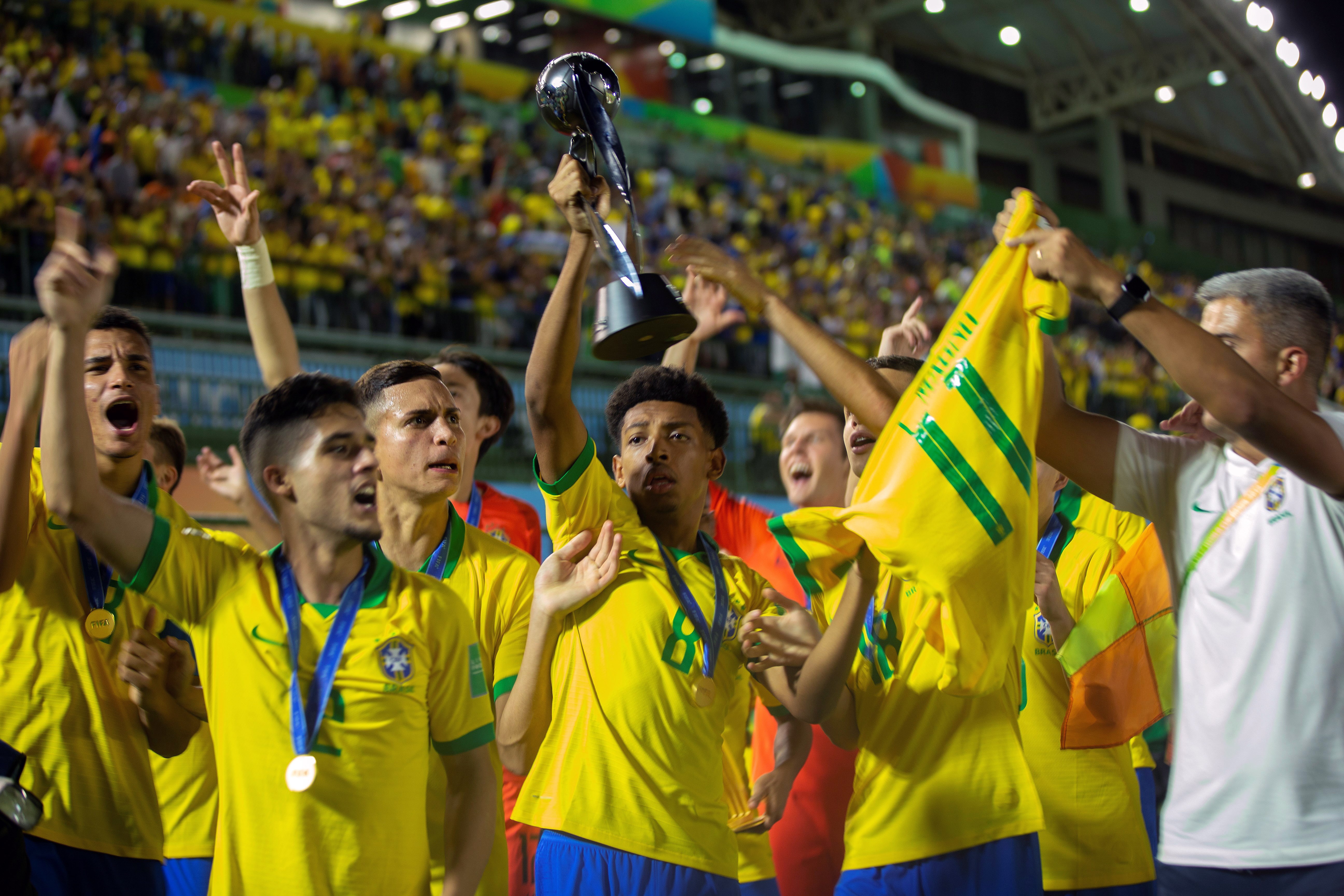 足球——巴西队夺得u17世界杯冠军