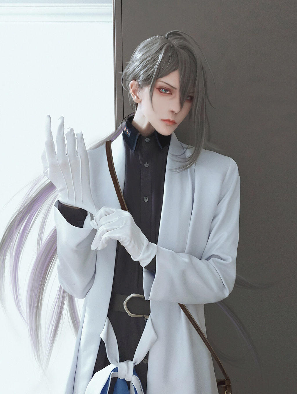 八犬新cos,长发帅出新高度,网友:这是什么"人间极品"?