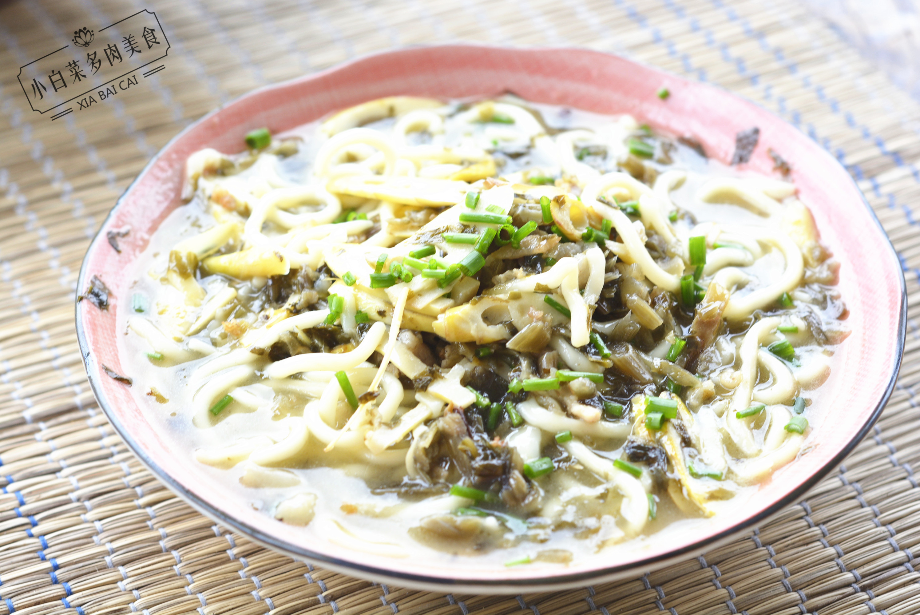 杭州美食"片儿川"的做法,有2步不要做错,不然煮出来不好吃