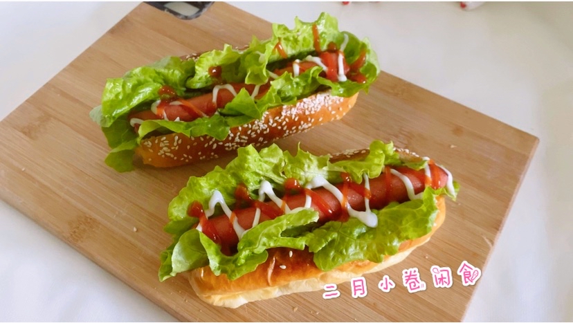 自制热狗面包,松软可口,制作简单,比买的好吃实惠