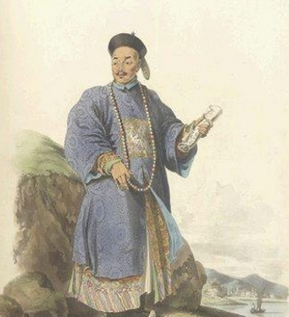 18世纪未英国访华使团画家亚历山大描绘的大清官兵装束和刑罚