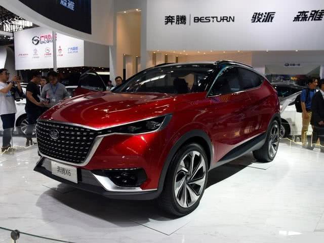 一汽奔腾x60亮相,对标宝马x6有戏了,8万出头销量要夺冠!