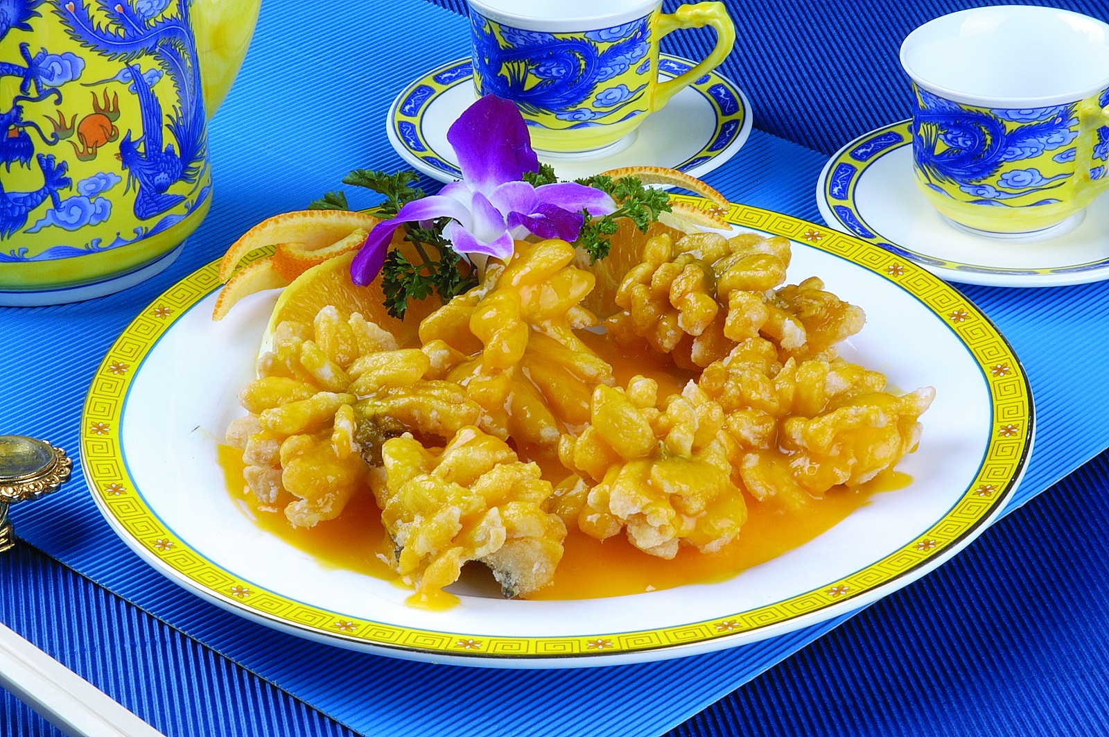 橙汁菊花鱼:不仅好看,用橙汁浇在鱼上面口味上更棒