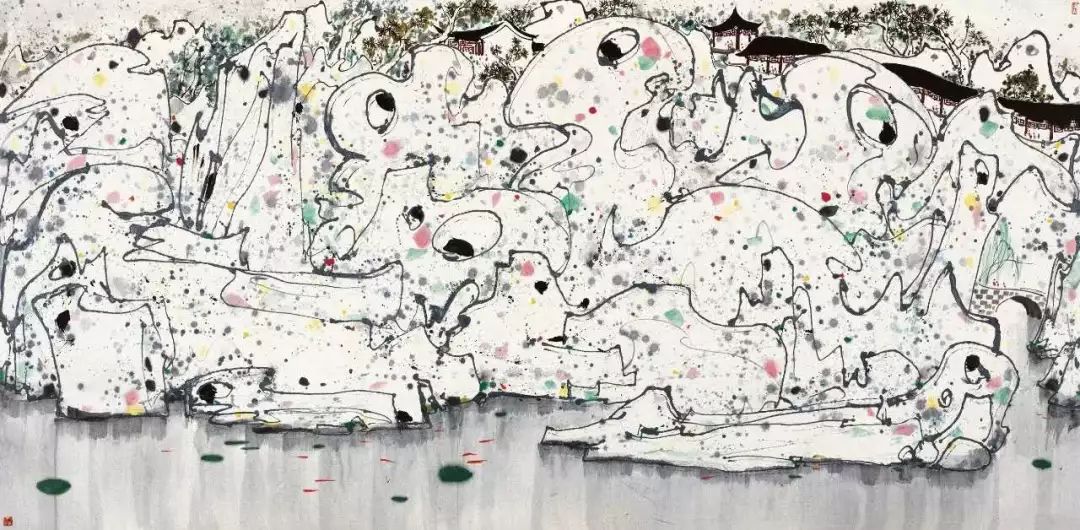 1.4亿元!吴冠中《狮子林》拍出新纪录,创其中国画最高价纪录