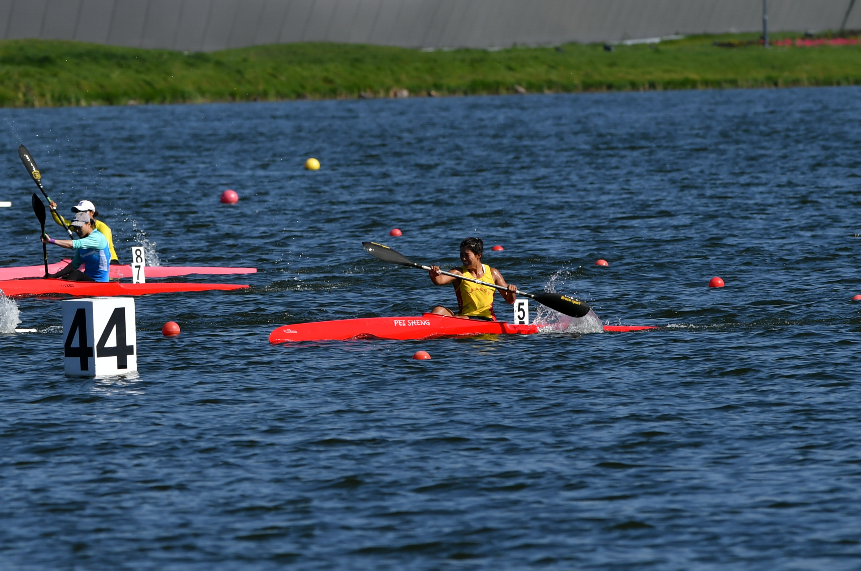 皮划艇静水—体校组乙组女子500米单人皮艇决赛赛况(3)