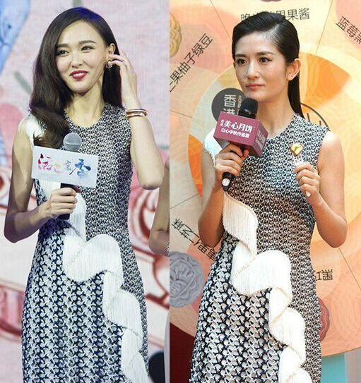 女明星撞衫pk大集锦,没有对比就没有亮点