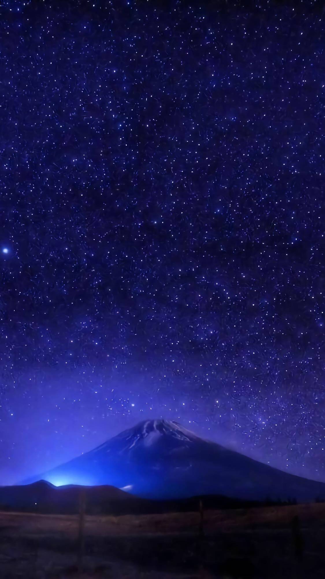 高清唯美夜色星空壁纸.