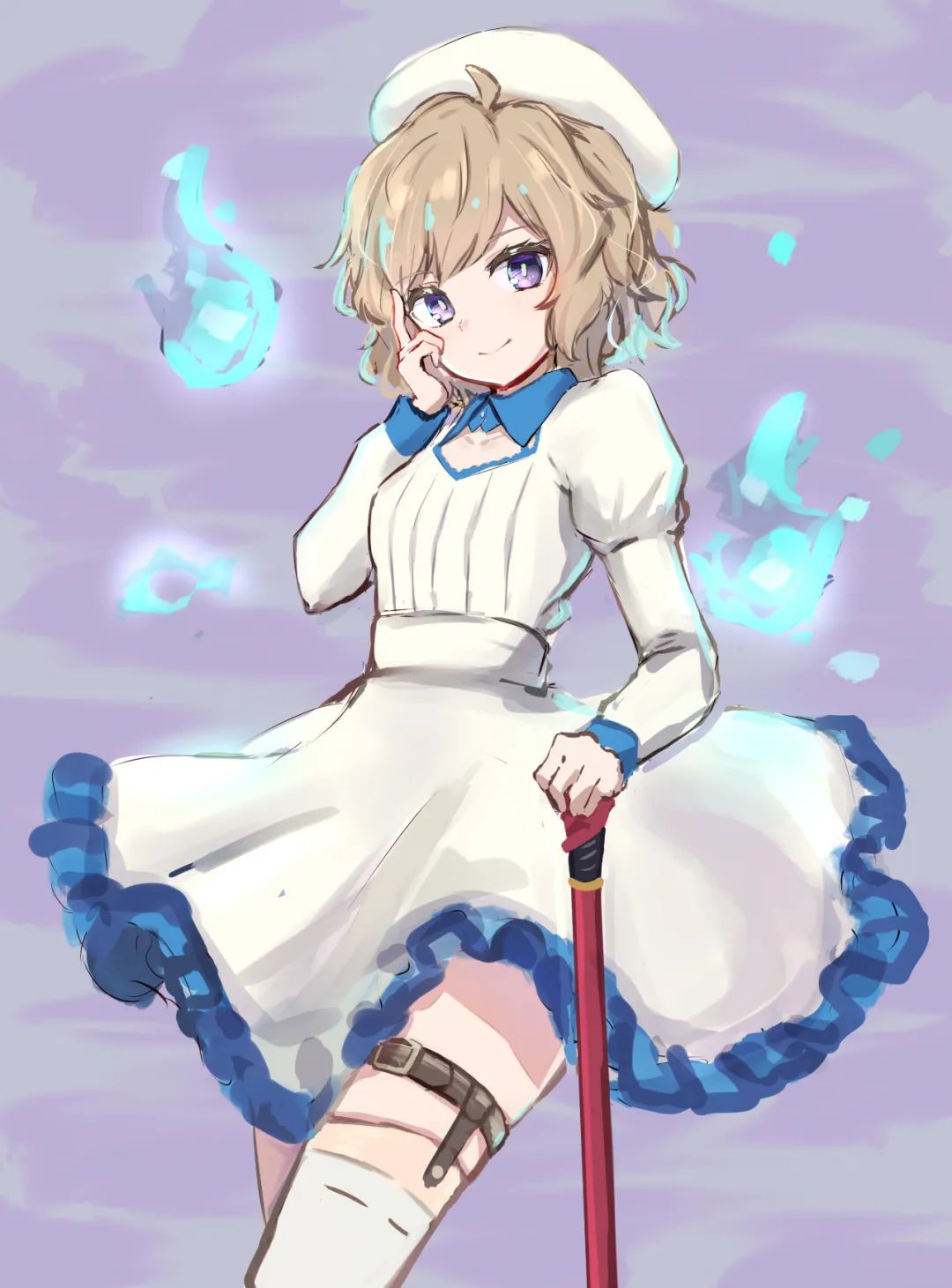 日漫有名的二次元《虚构推理》岩永琴子的高清插画壁纸,值得收藏