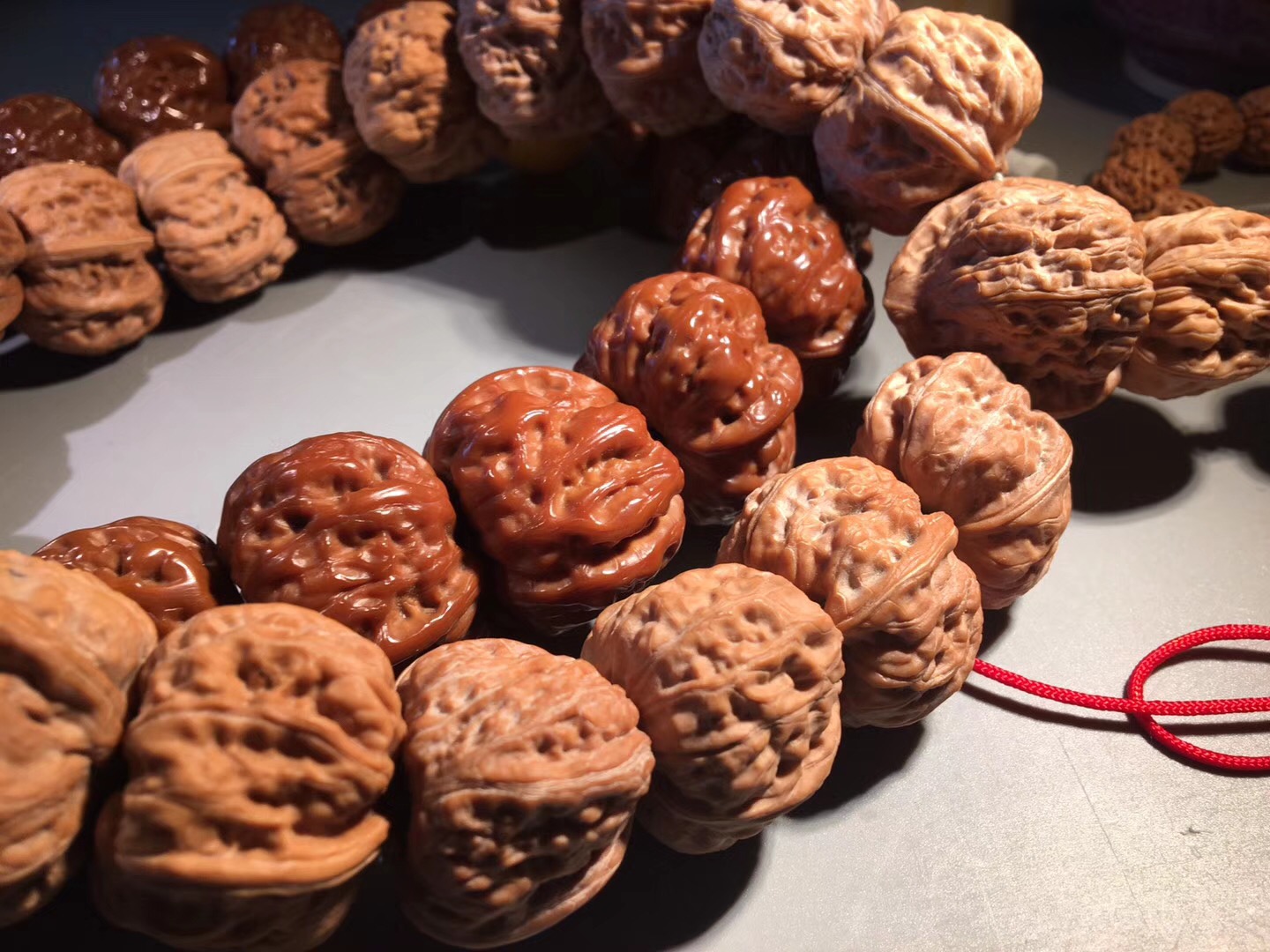 正宗门头沟磨盘小核桃手串