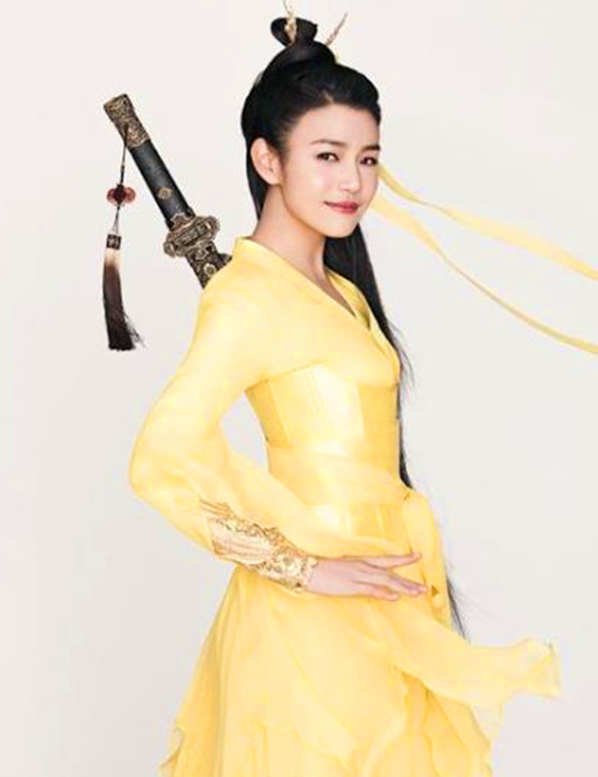 10位黄衣古装女神:陈妍希垫底,杨幂第三,第一简直绝了!