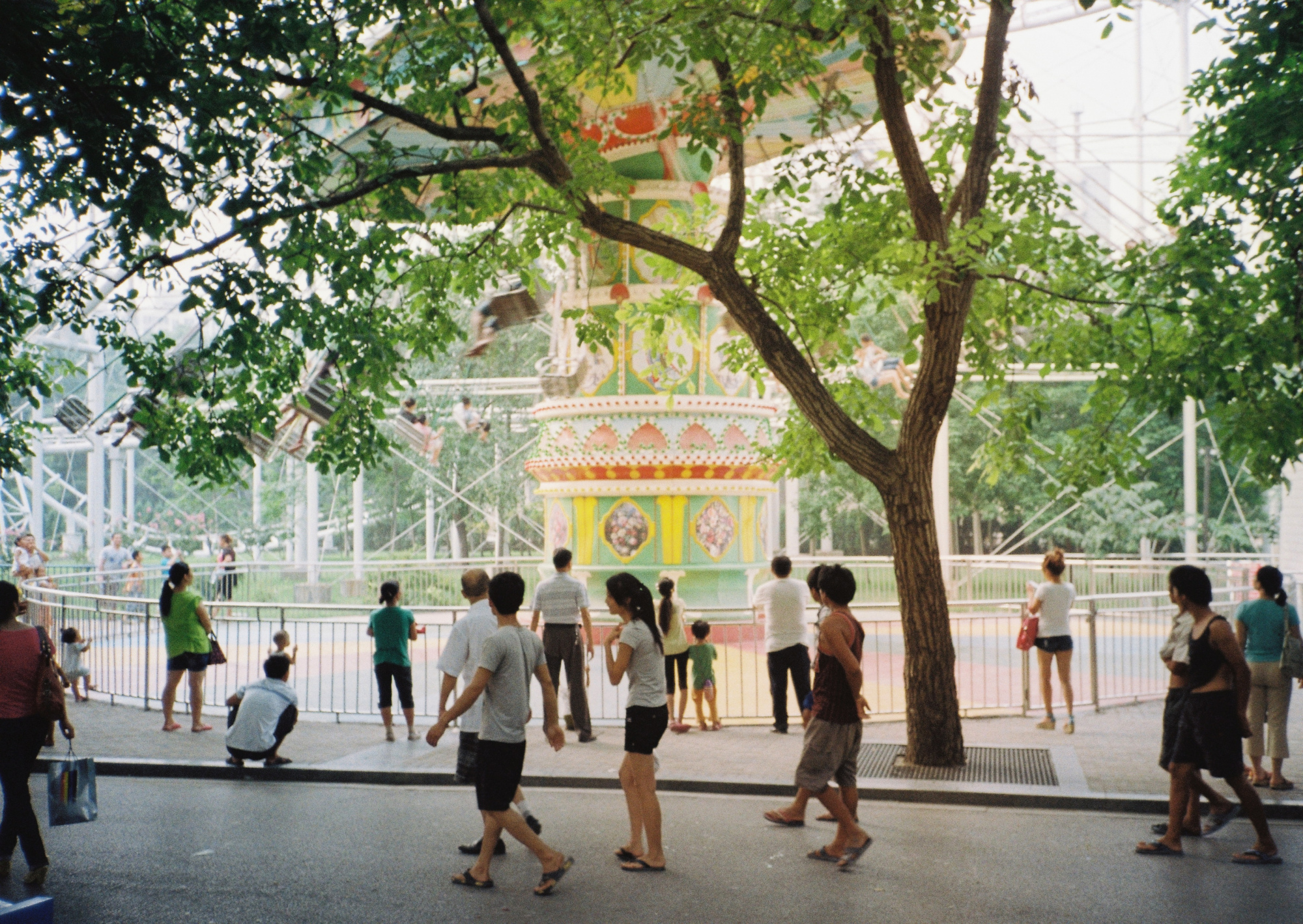 郑州人民公园老照片,最后一张大象滑梯还有谁记得?
