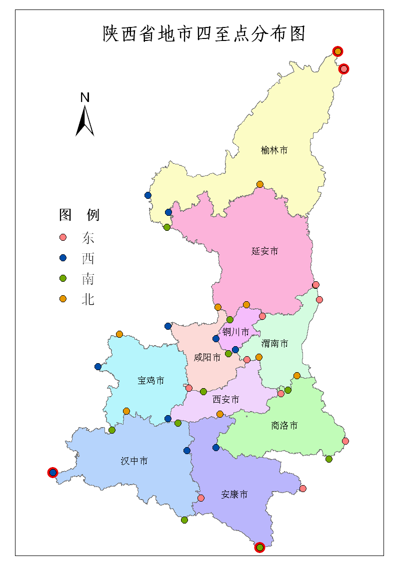 陕南地图分布图片