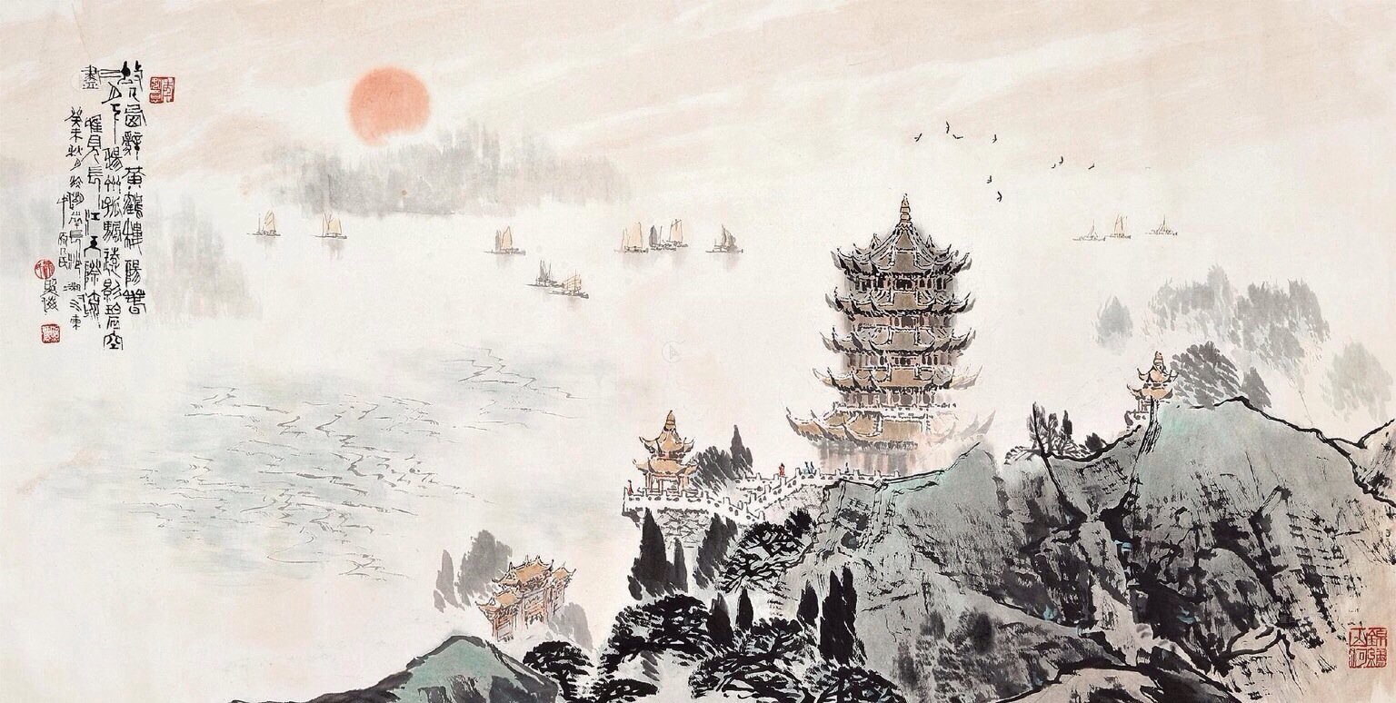 高精度模型复原历史名楼黄鹤楼"前身",重塑宋清时期宏伟景象