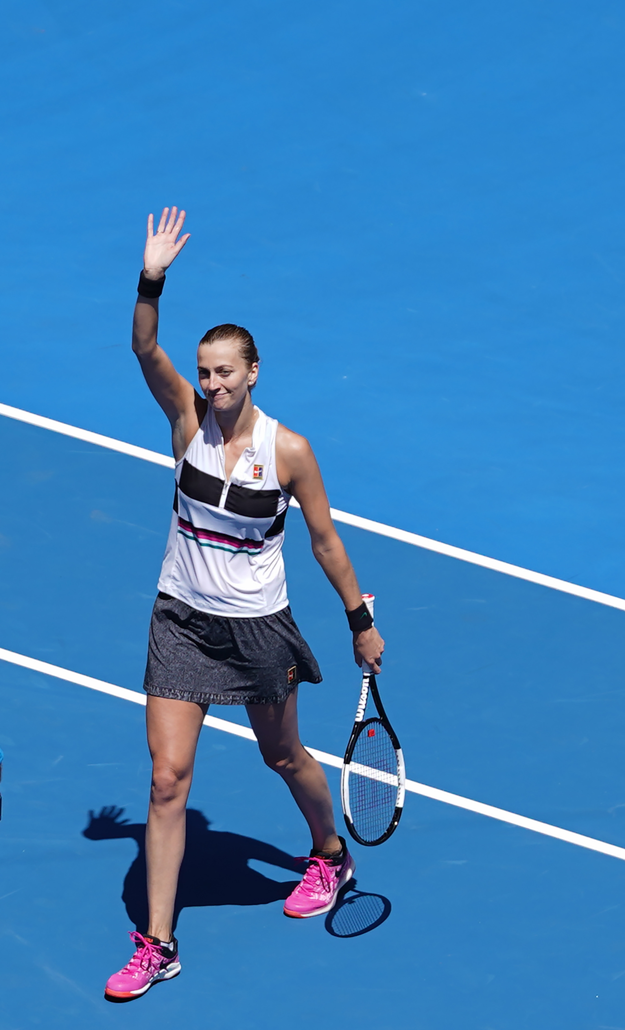 新华社照片,墨尔本,2019年1月20日    (体育)(2)网球——澳网:科维托