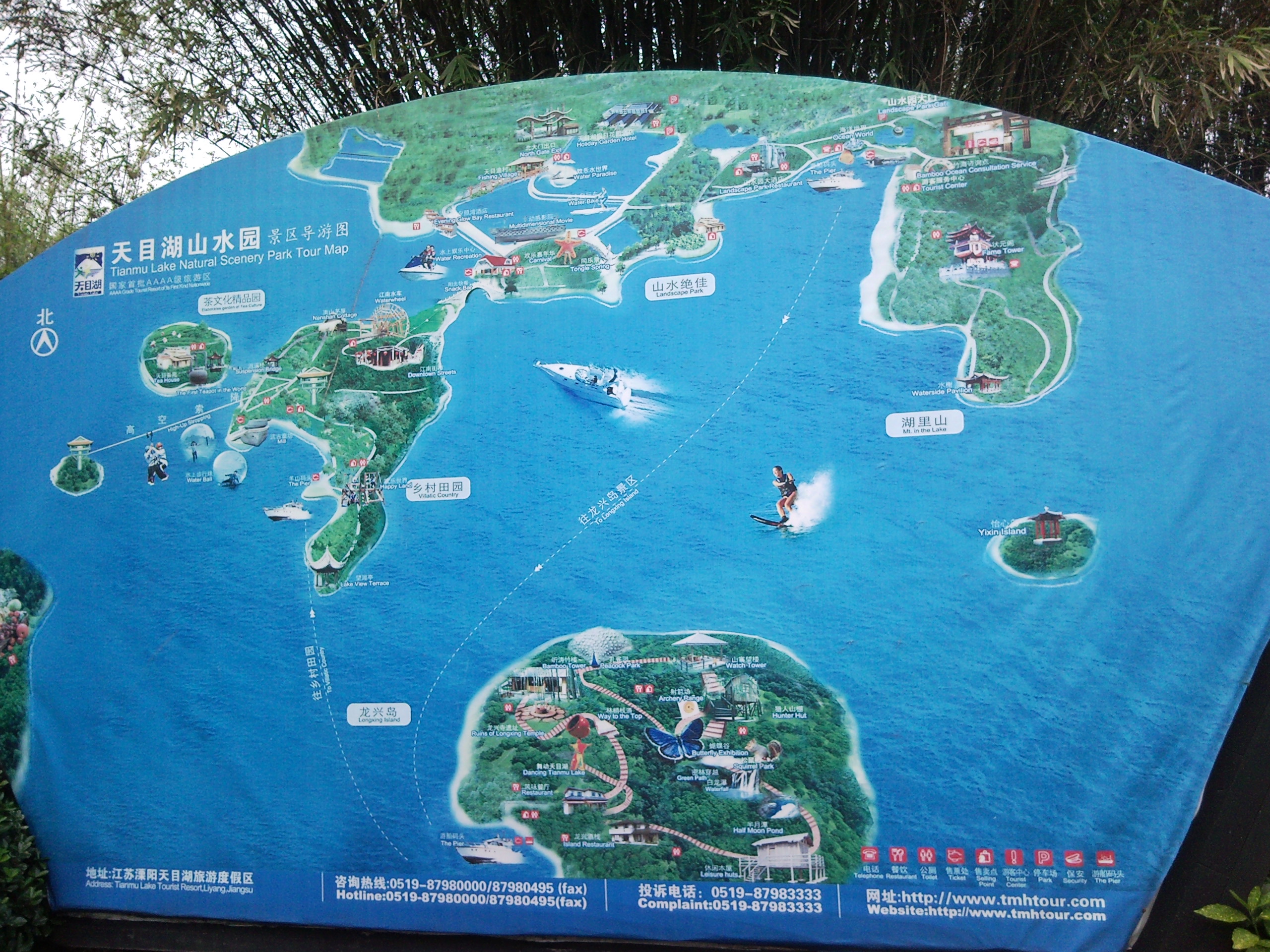天目湖御水温泉地图图片