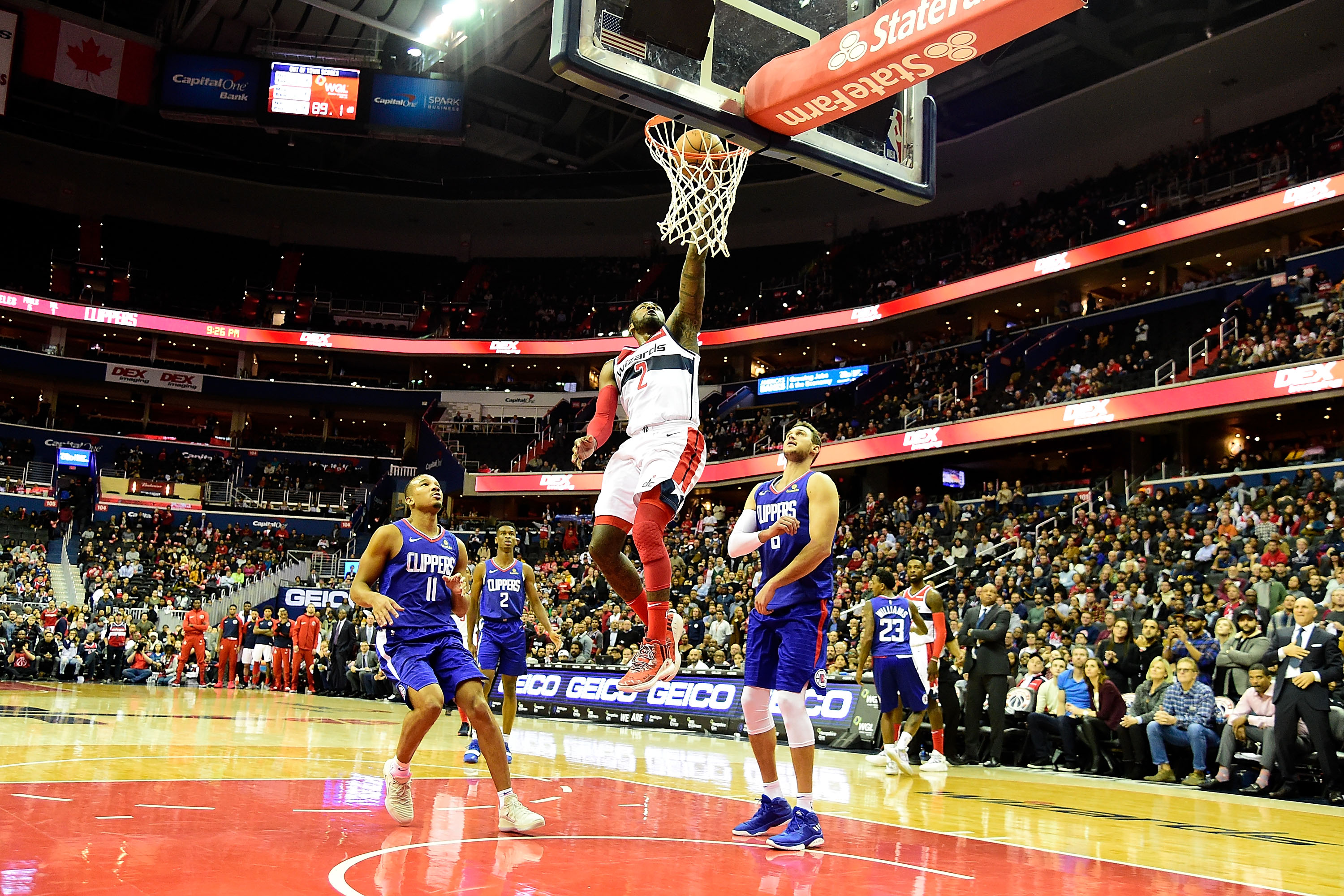 篮球——nba常规赛:奇才胜快船