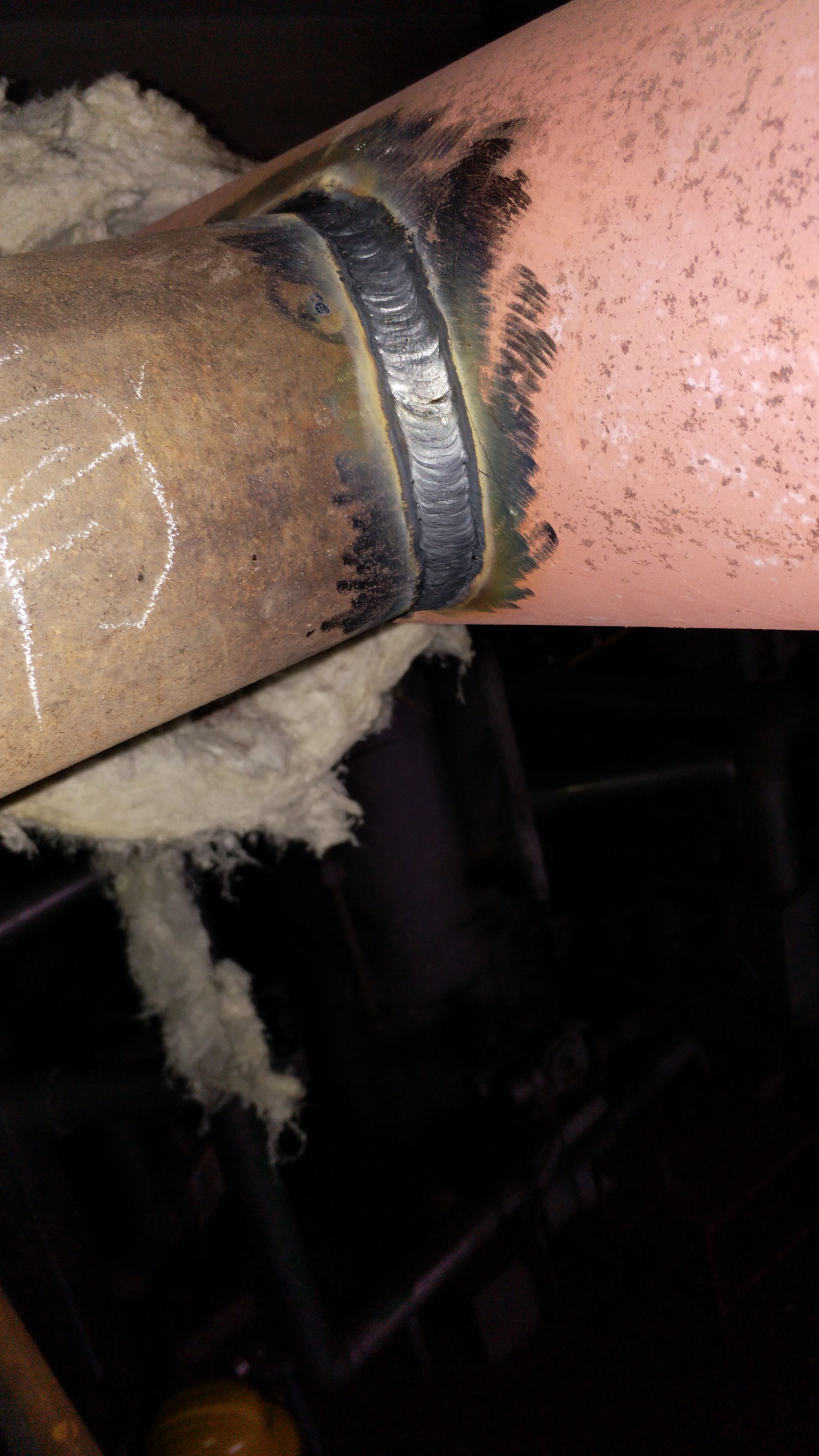 管道焊接图片,固定口多