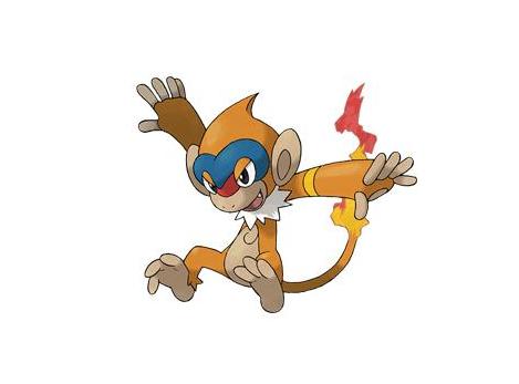 《精灵宝可梦》图鉴391:能熟练控制尾巴火焰的精灵—猛火猴