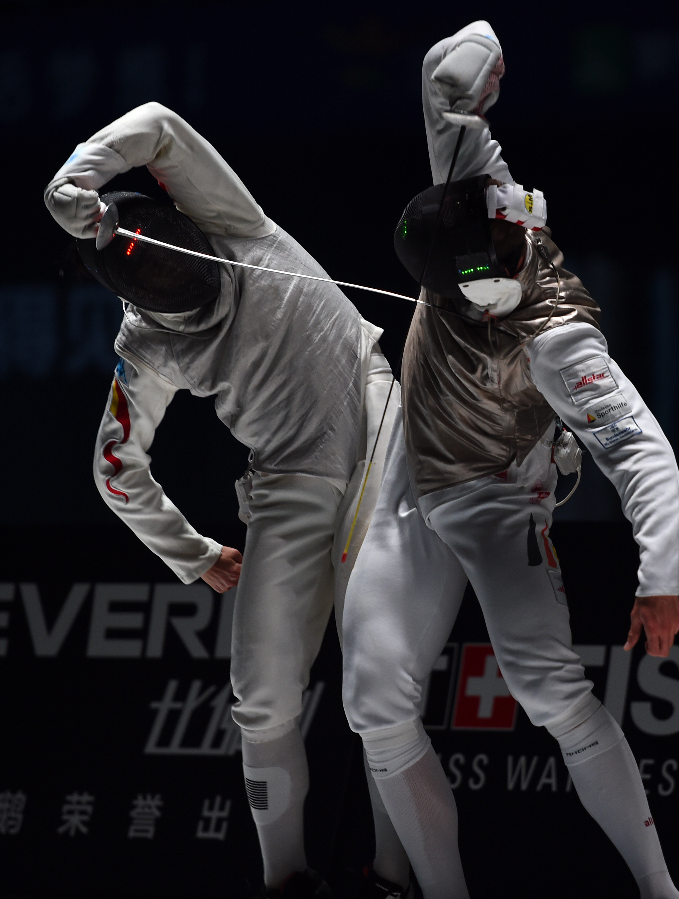 击剑——世锦赛:黄梦恺无缘男子花剑16强(1)