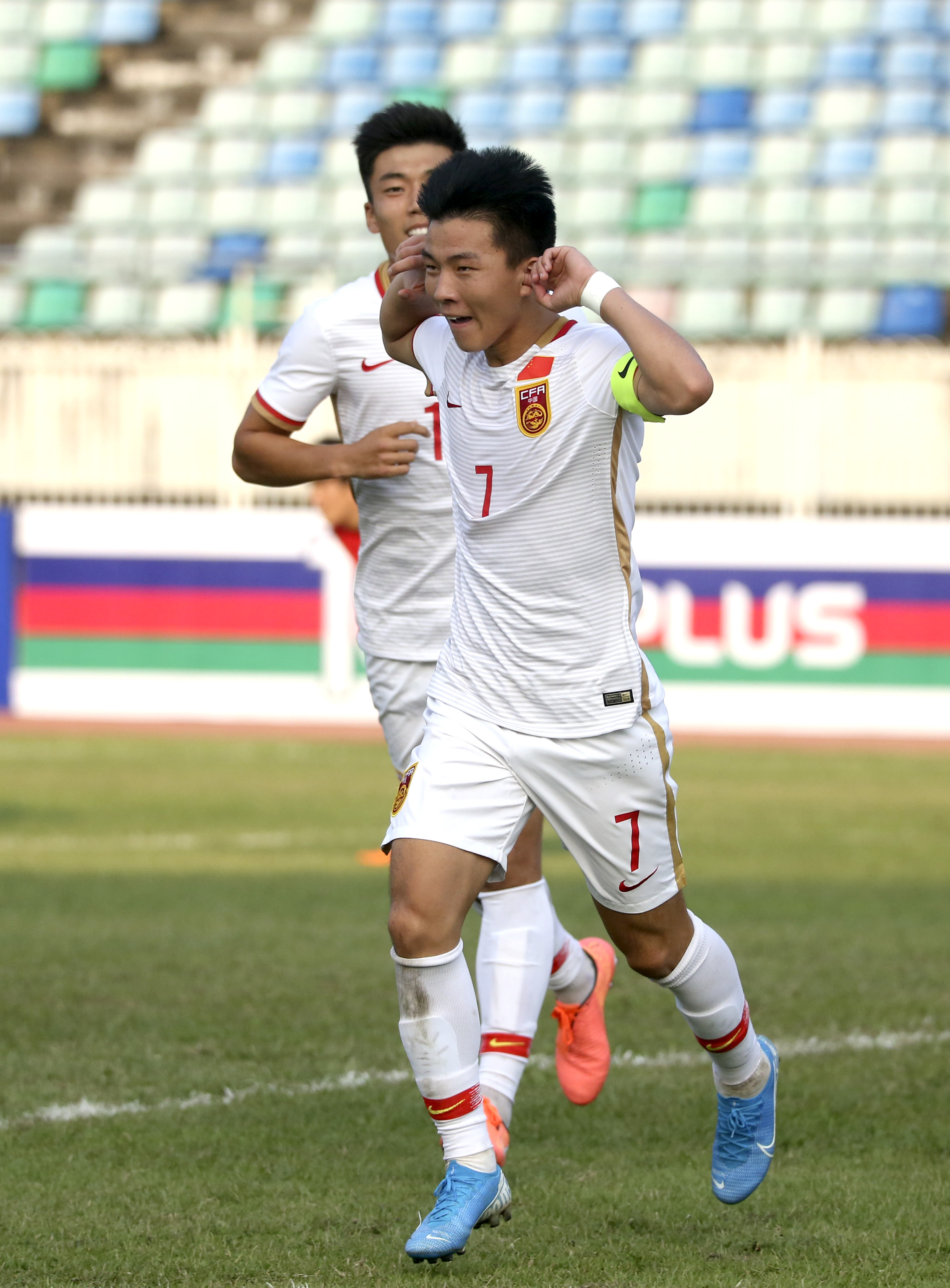 足球——u19亚青赛预选赛:中国负于韩国