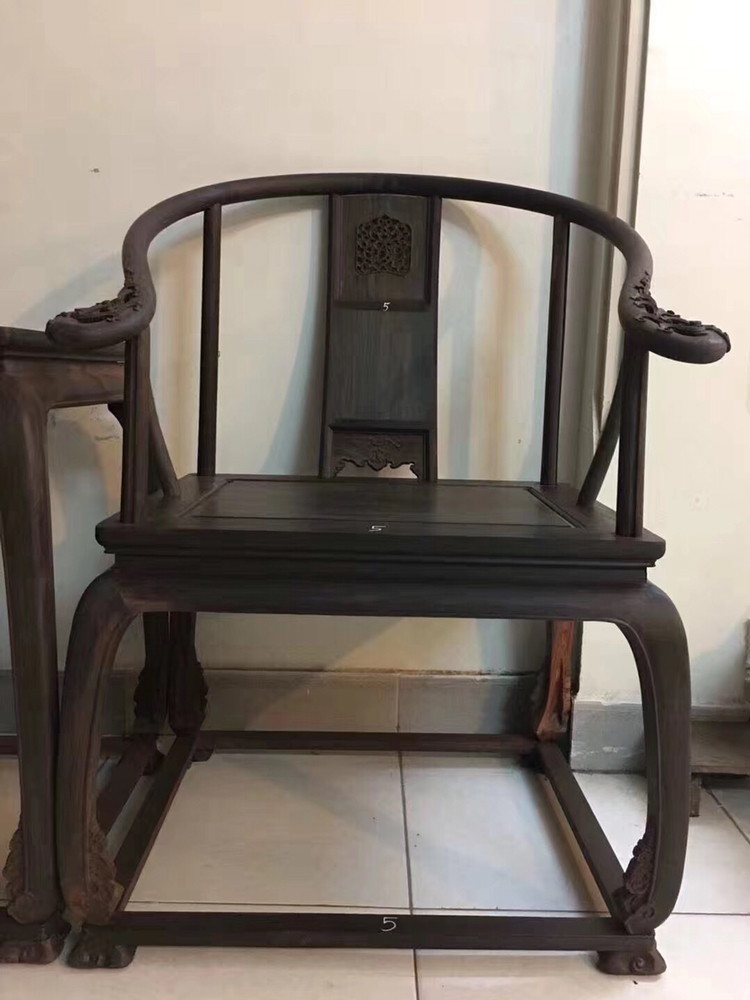 丹诺古典红木精品(王世襄款)皇宫椅
