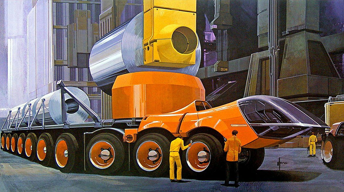 美国艺术家西德·米德新未来主义作品第一波