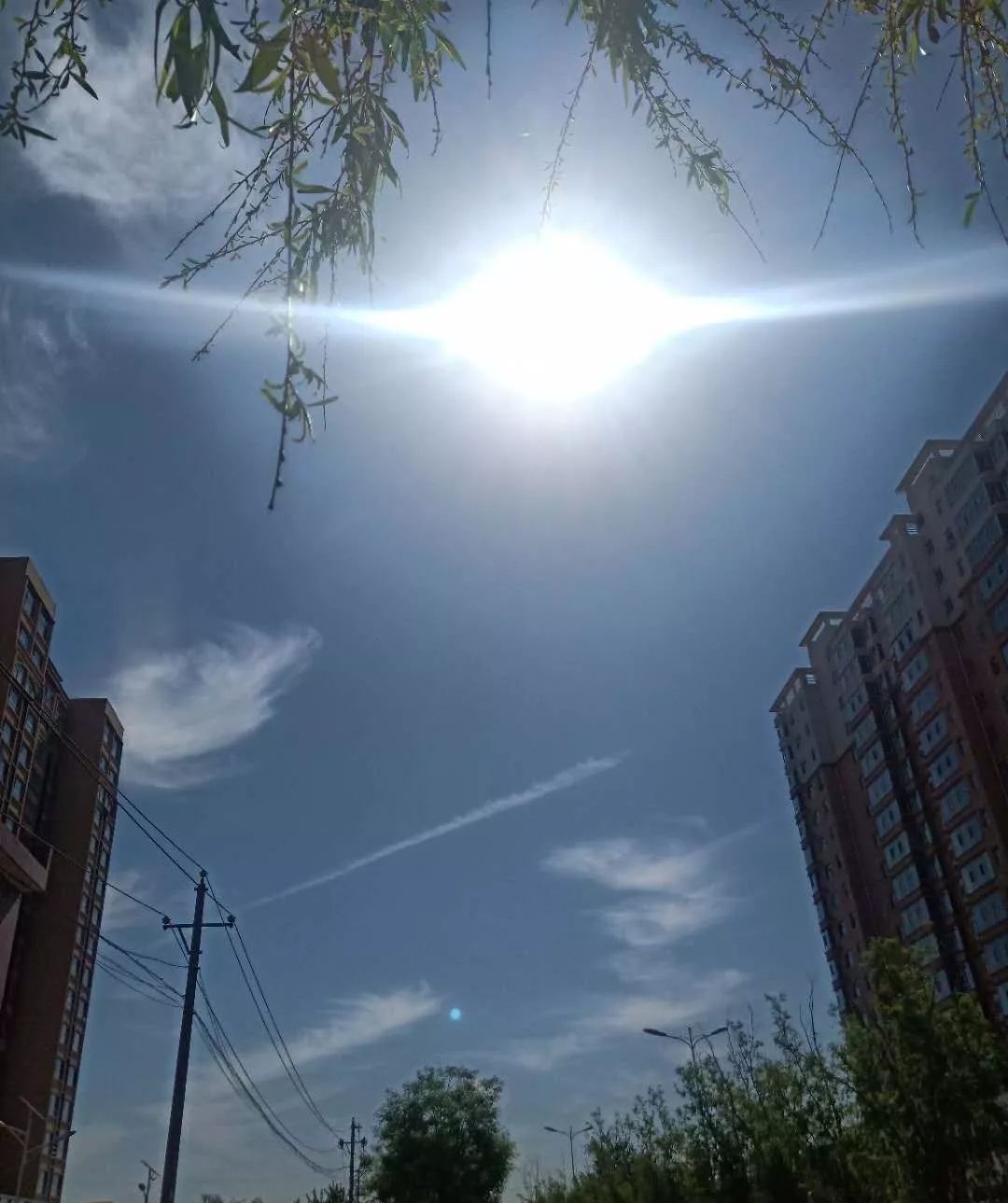 阳泉桃河公园的蓝天白云好美,值得五一去休闲放松的好地方!