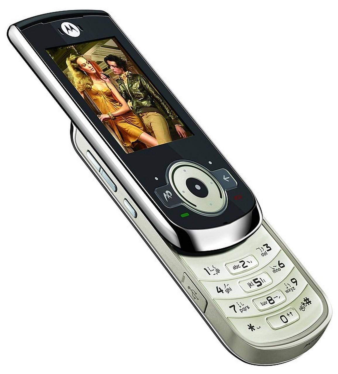 摩托罗拉的滑盖手机,不仅是时尚与科技的完美结合!