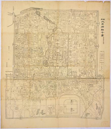 老地图:大清朝中晚期的北京城地图(七幅)