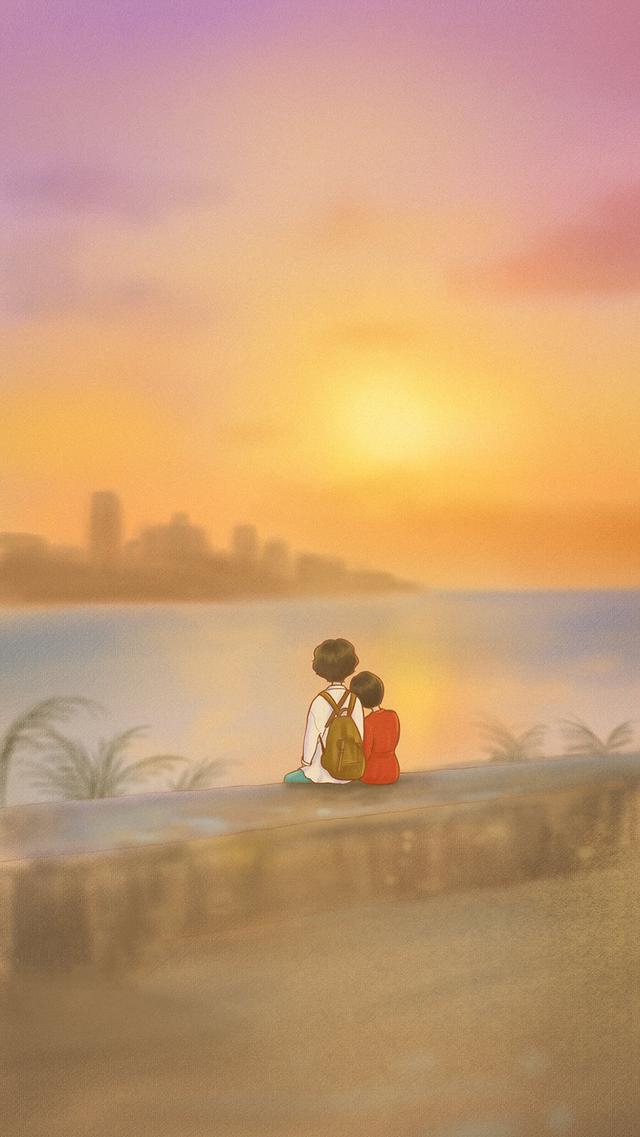 承蒙你出现,够我欢喜好多年!超甜治愈系情侣插画欣赏