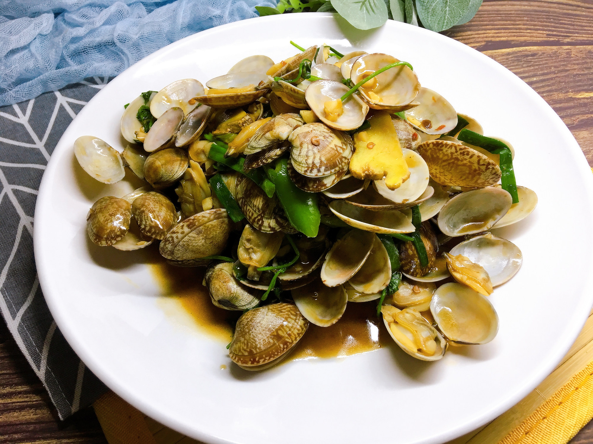 花蚬这样做鲜香美味,大口大口吃,没有一点沙子,太下饭了