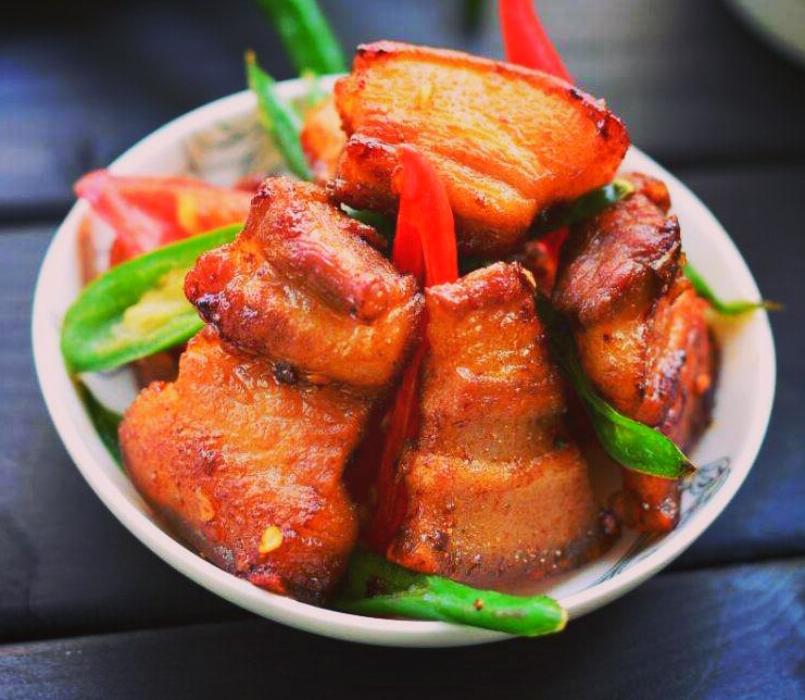 第一道:椒香五花肉