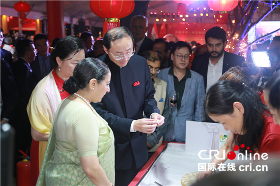 中国驻印度使馆举办国庆70周年招待会