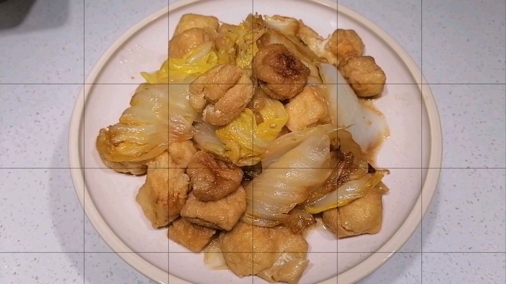 大白菜炒油豆泡,5元成本一大盘,鲜香滑口超级美味,几分钟出菜