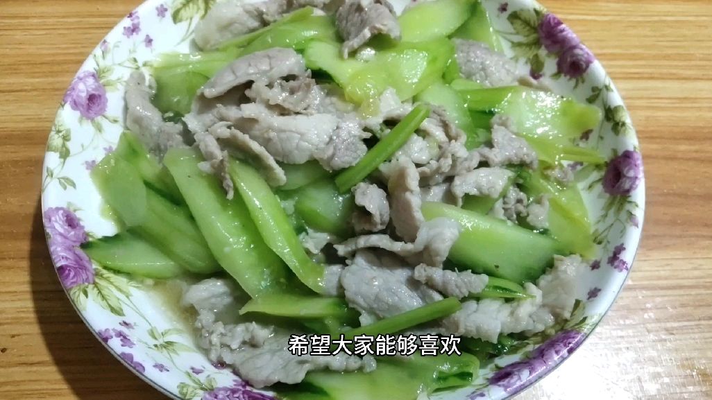 脆黄瓜炒猪肉,还是用潮汕这做法好吃,黄瓜爽脆,猪肉嫩滑