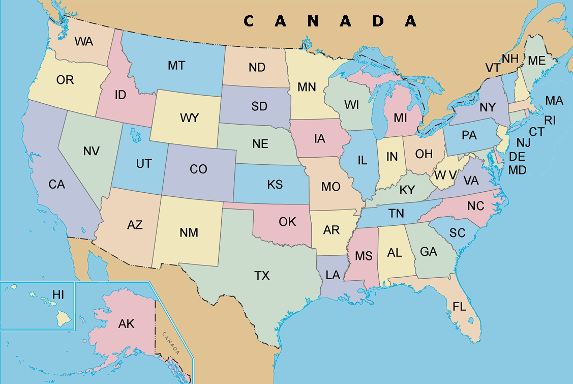 美国势力范围地图图片