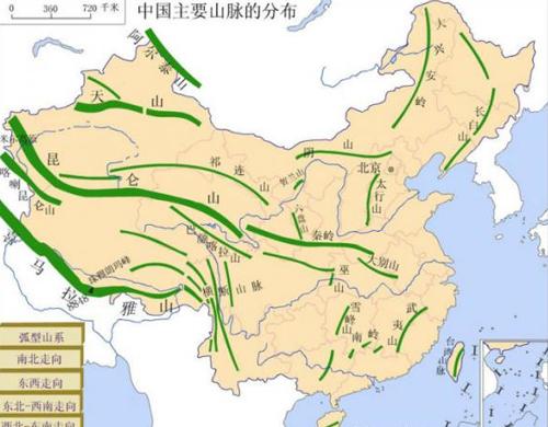 广东省山脉地图图片