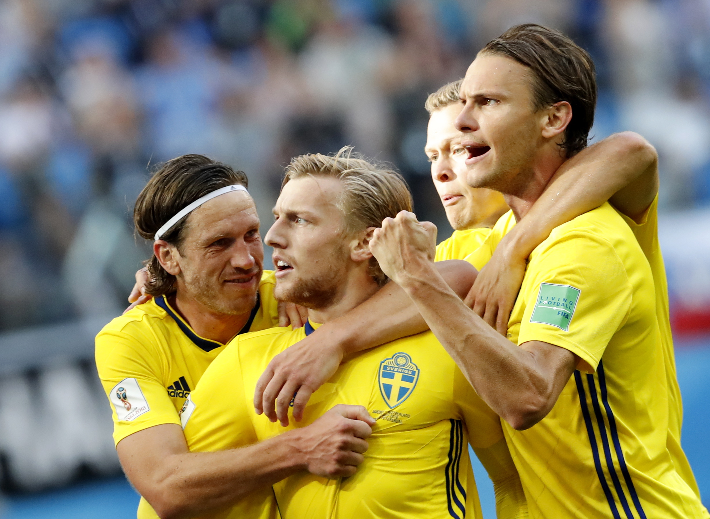 俄罗斯世界杯——瑞典队晋级八强(29)