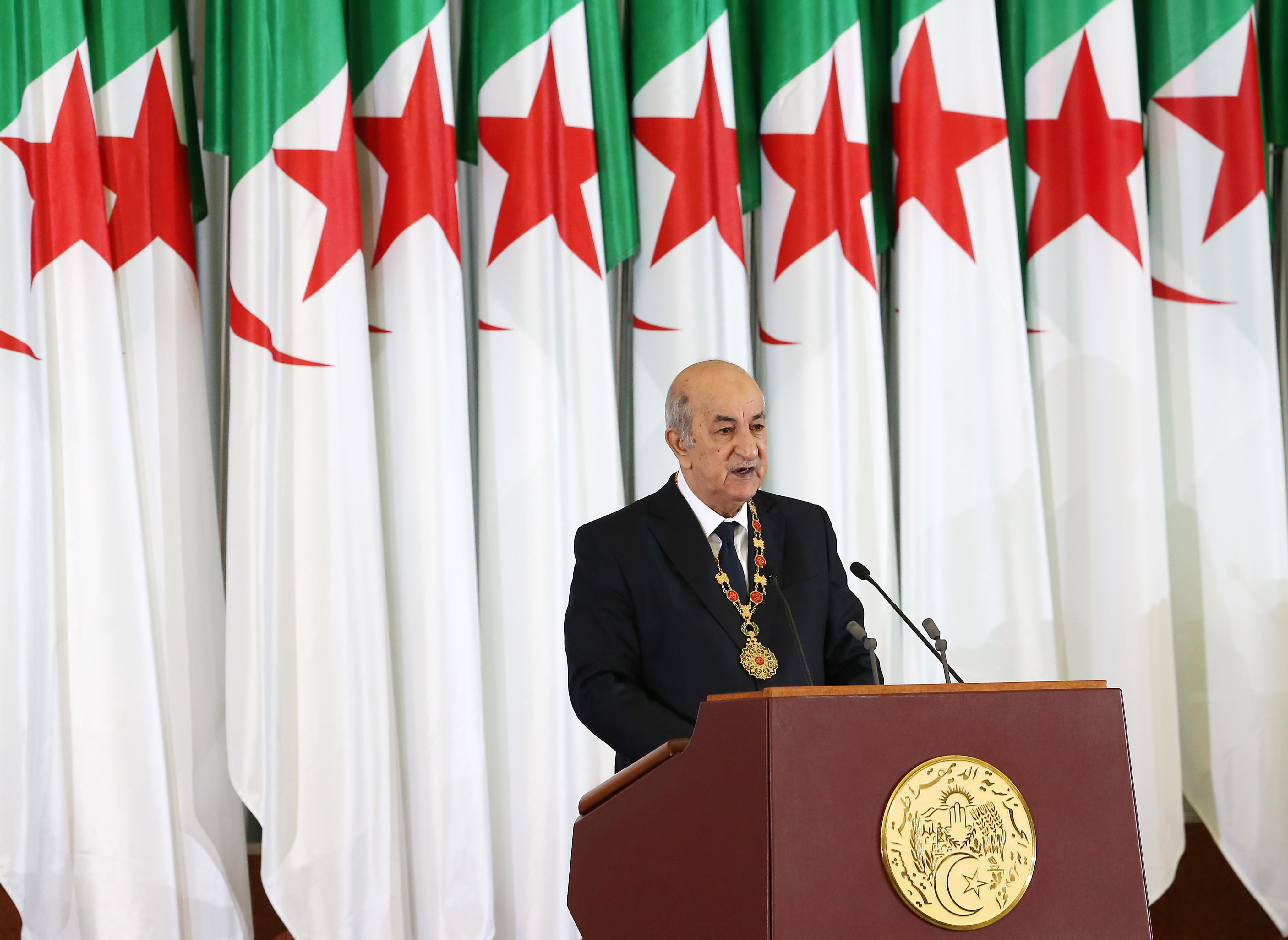 阿尔及利亚举行总统就职典礼