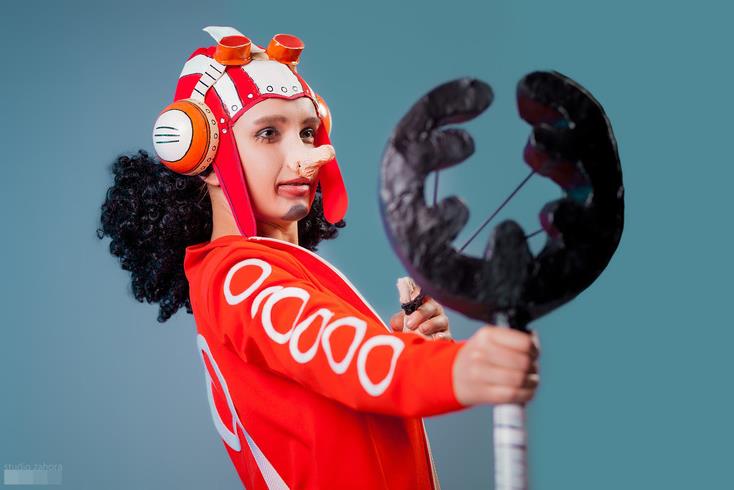 海贼王cos,网友:乌索普你干啥呢?拍照前先把鼻子整理好啊!