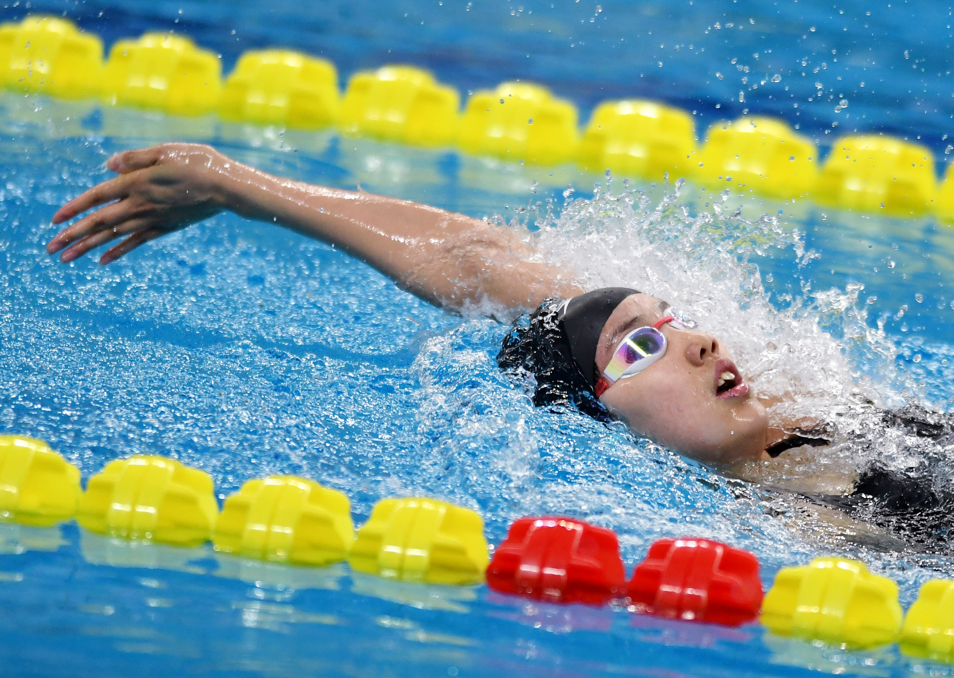 新华社照片,青岛(山东),2019年3月29日    (体育)(13)游泳——全国