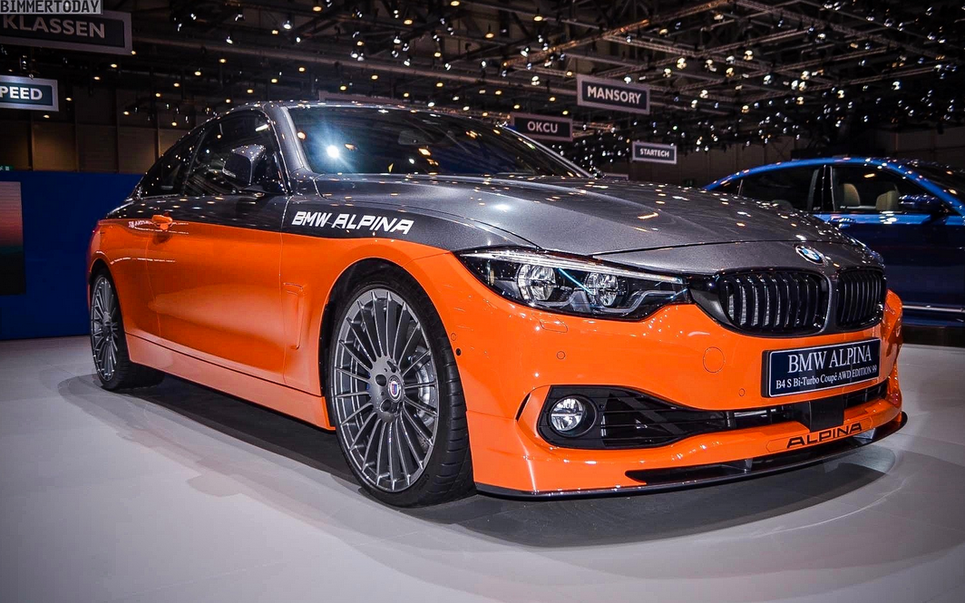 全新阿尔宾娜b4s橙色特别限量版