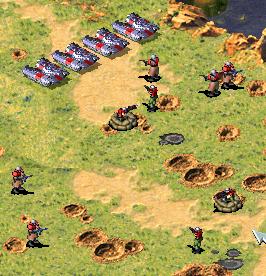 红色警戒2:盟军阵营通用步兵分析,三星后的美国大兵非常厉害