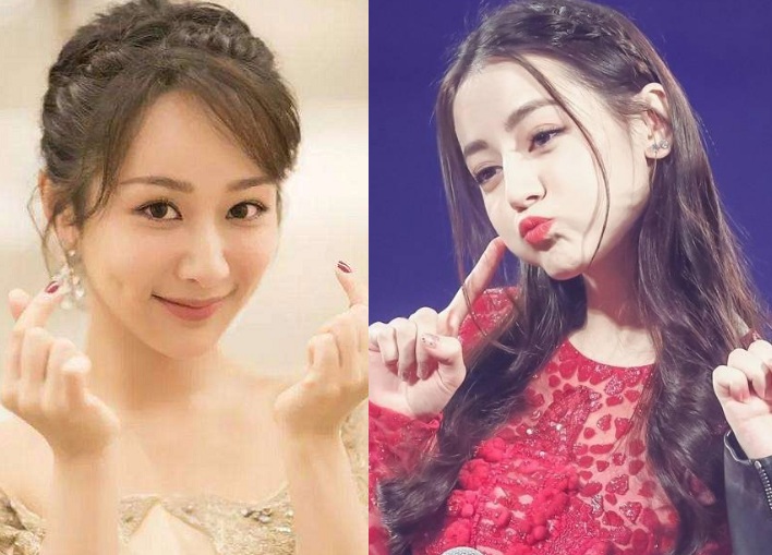 杨紫遇到迪丽热巴,五五分与九头身