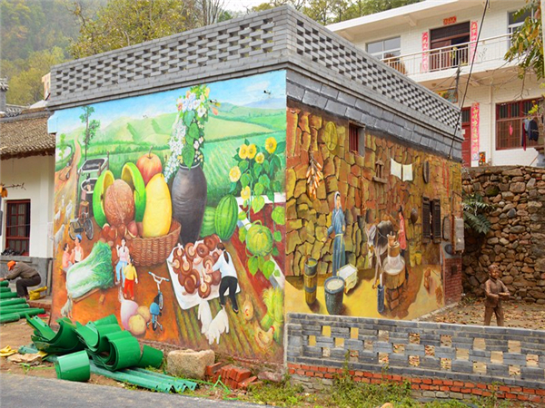 墙绘扮靓美丽乡村-乡村振兴墙绘篇