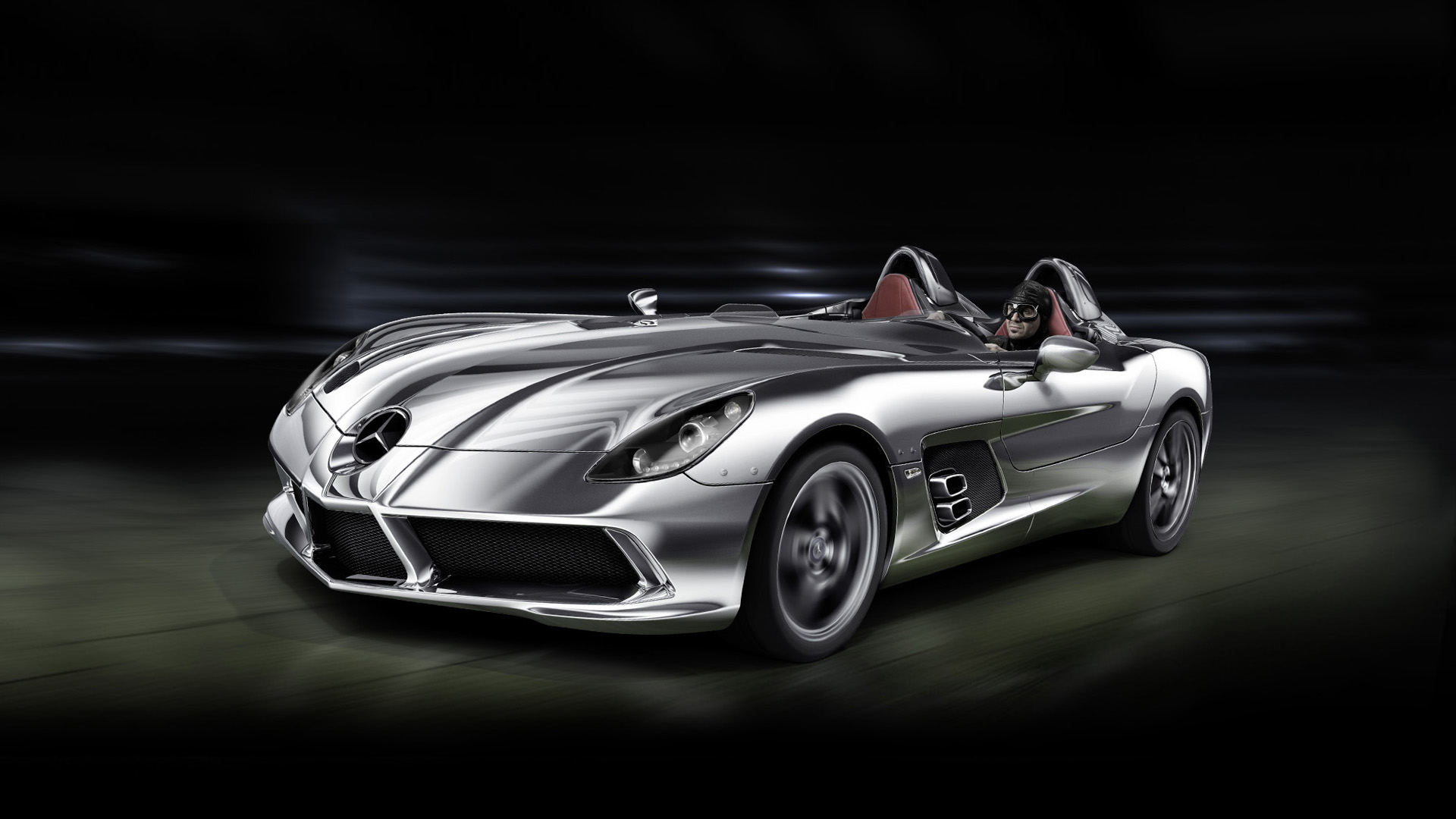 这辆车看上去很酷炫,从这个角度看,车头部分显得很长.